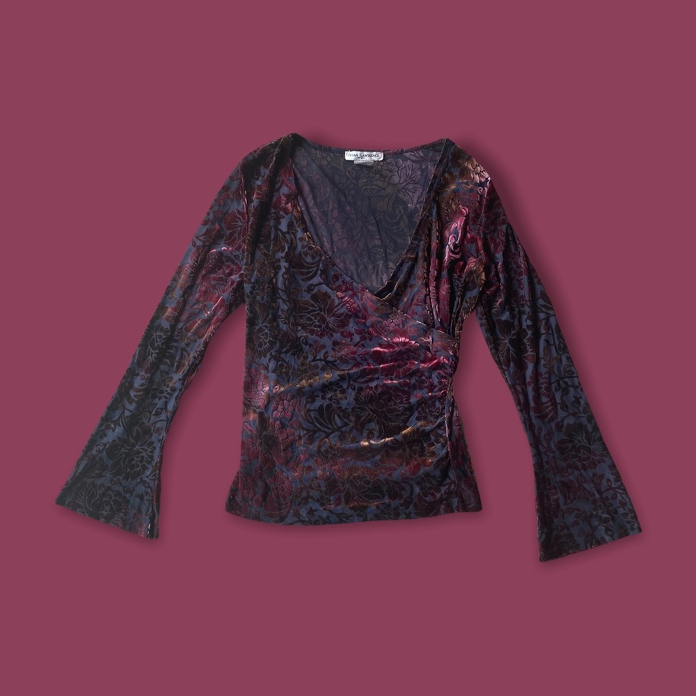 VELVET BURNOUT TOP